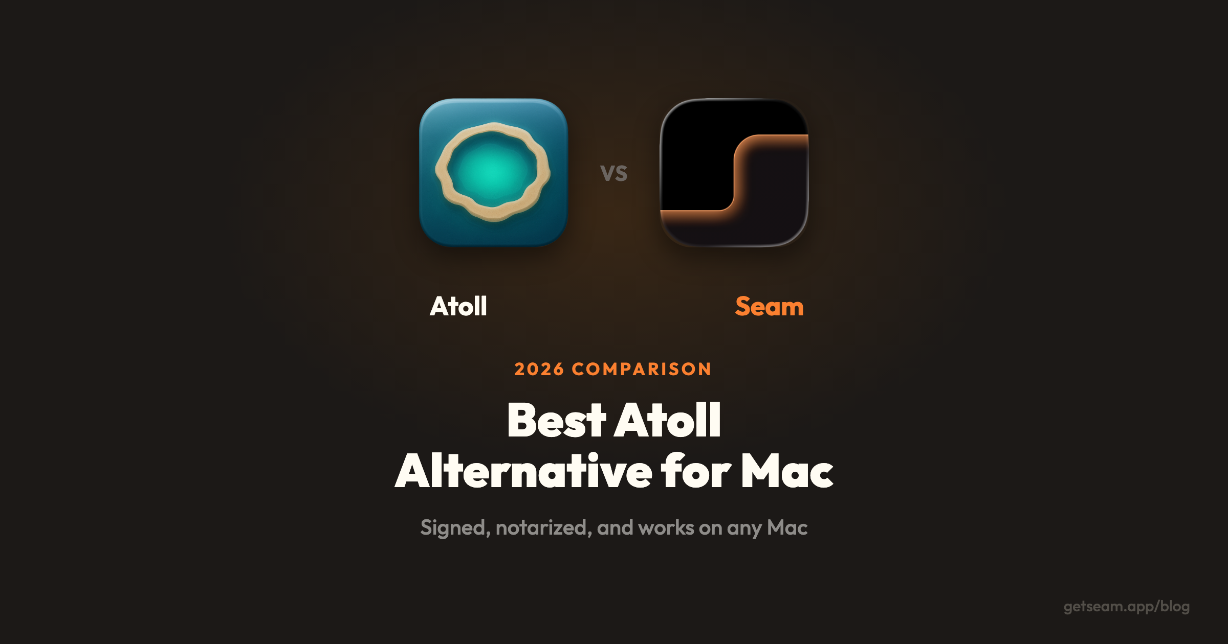 Atoll alternative for Mac: Seam vs Atoll comparison