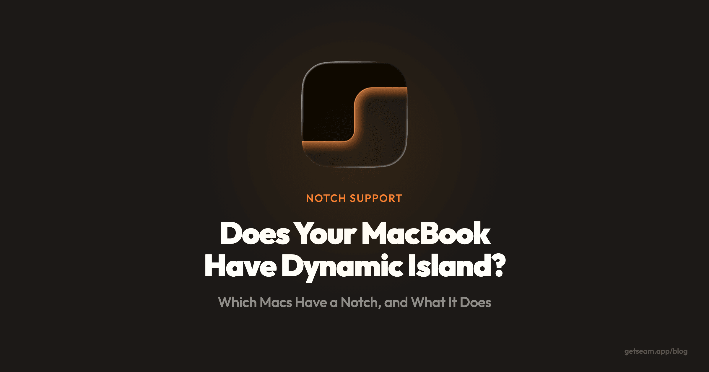 Which MacBooks have a notch, and what macOS does with it