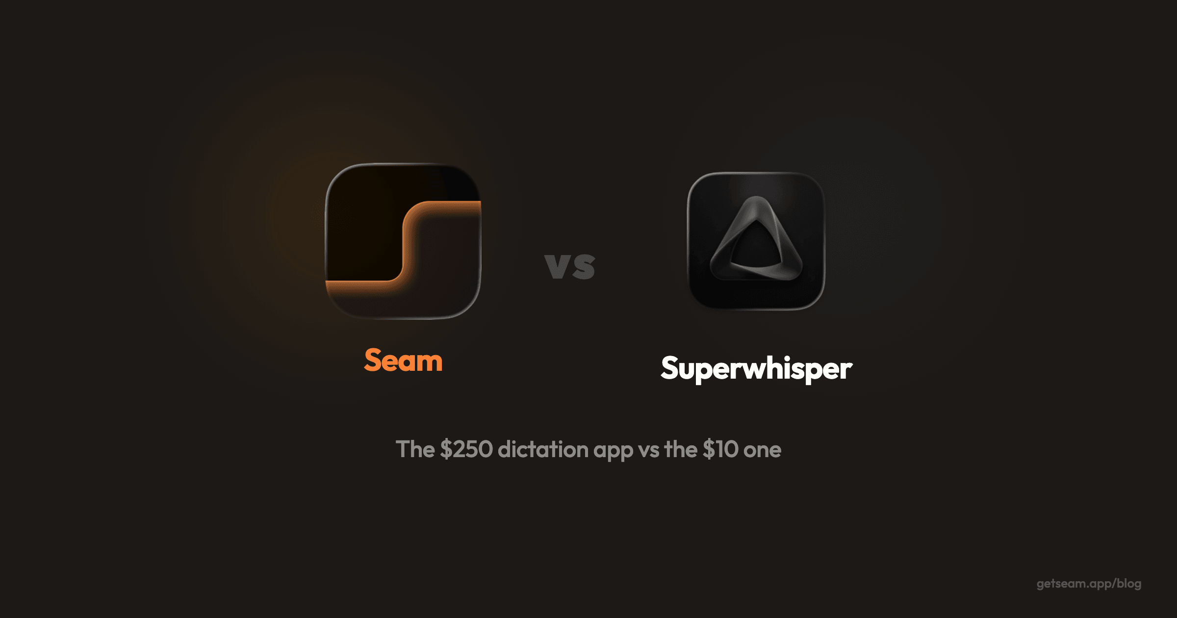 Seam vs Superwhisper Vergleich der CPU-Auslastung: Seam ca. 12% vs Superwhisper 50,9%