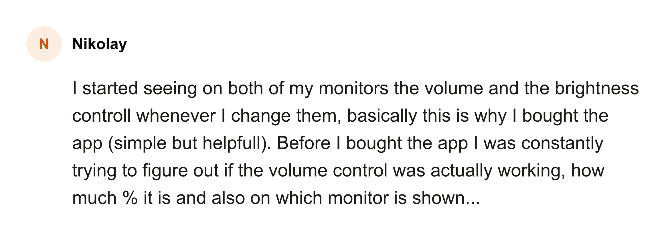 Comment from Nikolay on the Seam feedback board